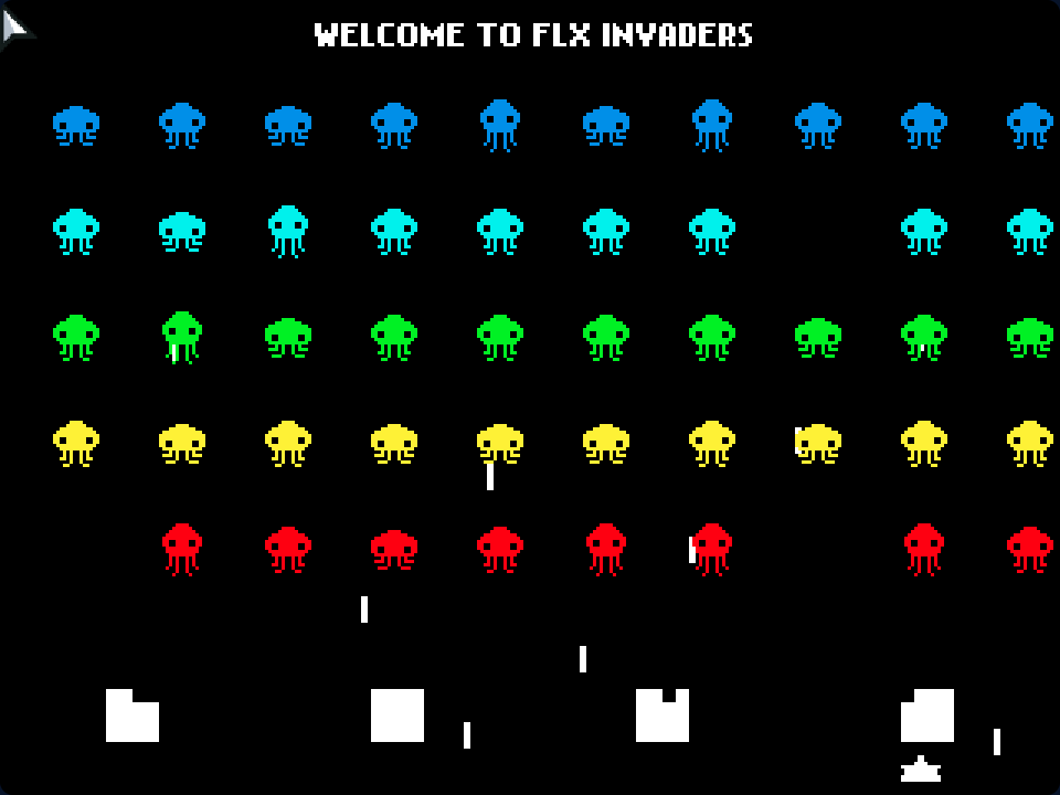 FlxInvaders game cover